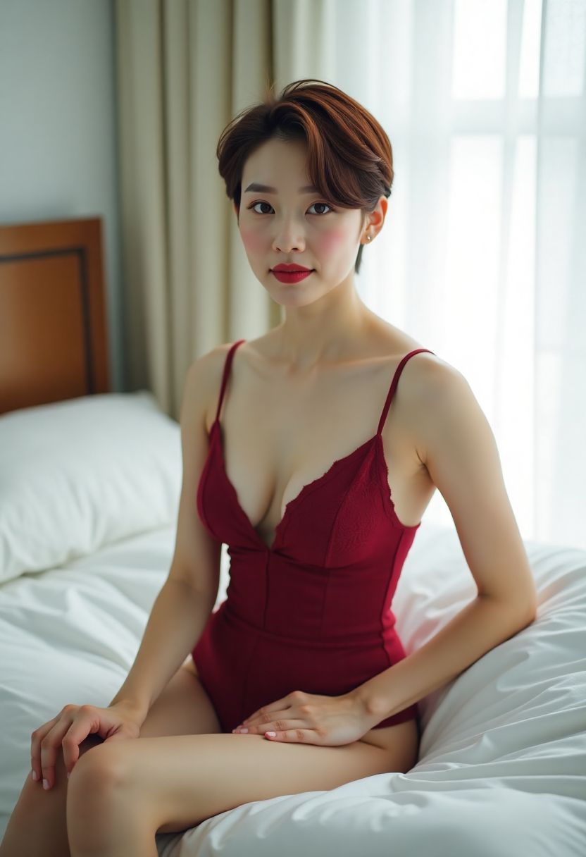 剧中两位人物隔窗相望